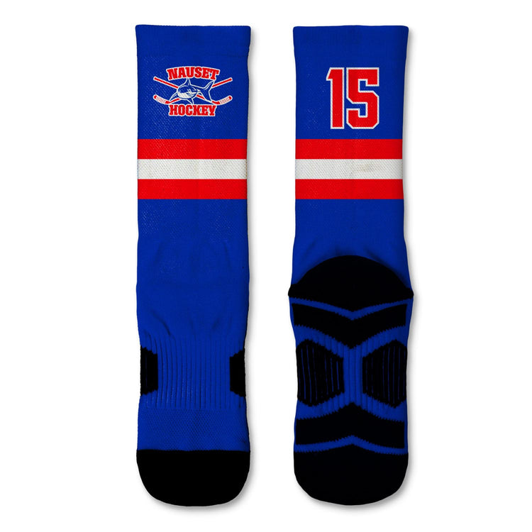 Custom Team Graphic Flex Mid-Calf Socks - Hockey