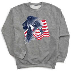 Hockey Crewneck Sweatshirt - Hockey Eagle