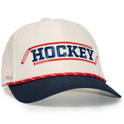 Hockey Trucker Hat - Hockey Classic - RWB