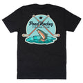 Hockey Short Sleeve T-Shirt - Pond Hockey (Back Design) 