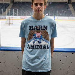 Hockey Short Sleeve T-Shirt - Barn Animal