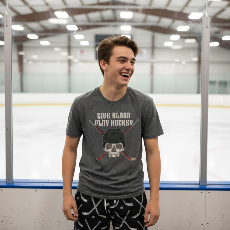 CTS Hockey Short Sleeve T-Shirt - Give Blood Play Hockey