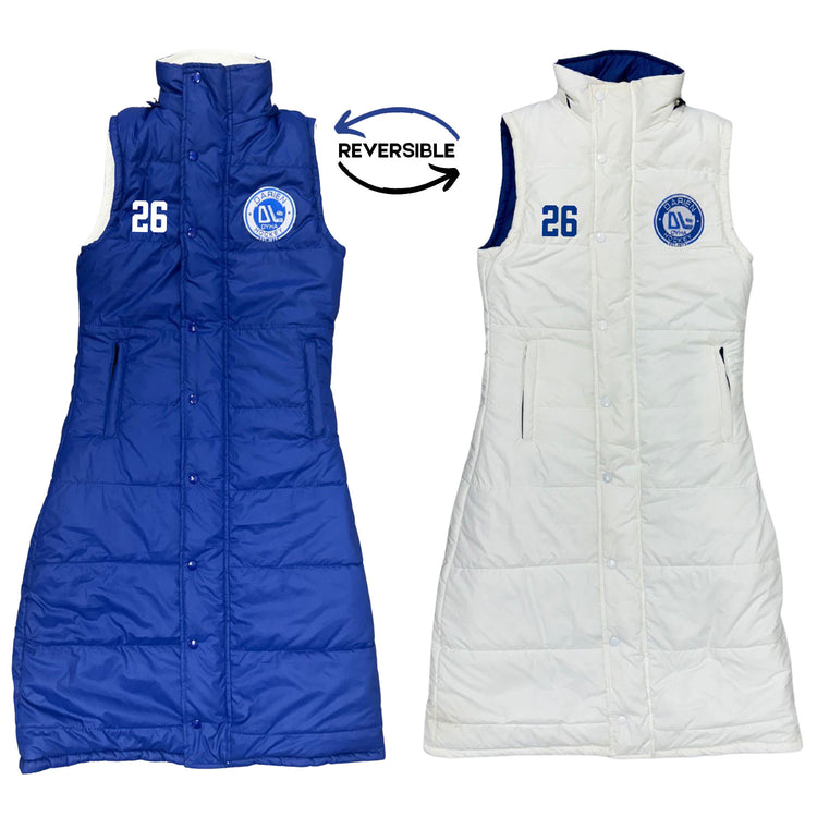 Home & Away Hockey Mom Reversible Puffer Jacket (Long) - DYHA