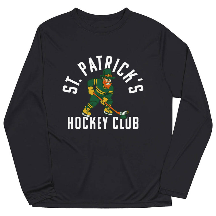 Hockey Long Sleeve Performance Tee - St Patrick's Hockey Club