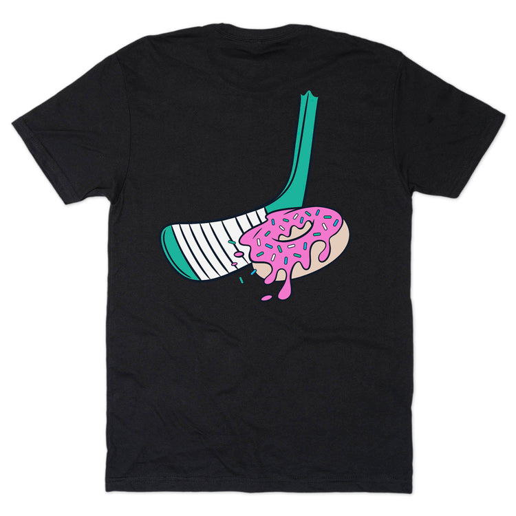 Hockey Short Sleeve T-Shirt - Donut Hockey (Back Design)