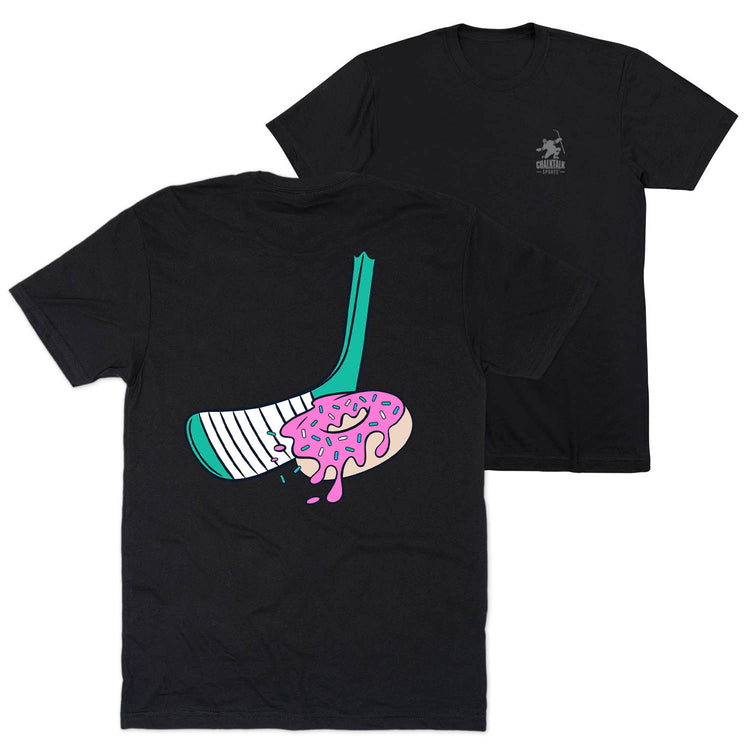 Hockey Short Sleeve T-Shirt - Donut Hockey (Back Design)