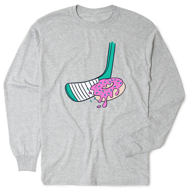 Hockey Tshirt Long Sleeve - Donut Hockey