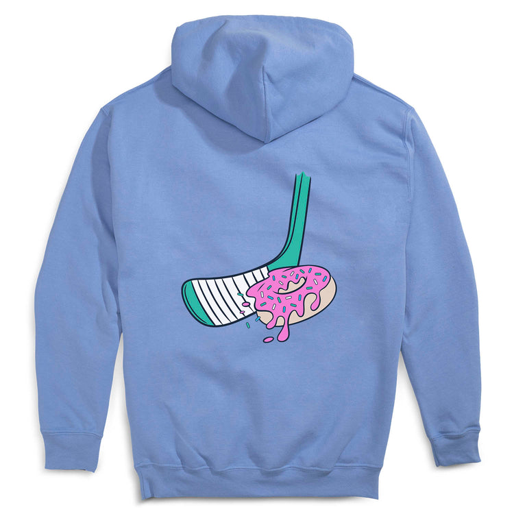 Hockey Hooded Sweatshirt - Donut Hockey (Back Design)
