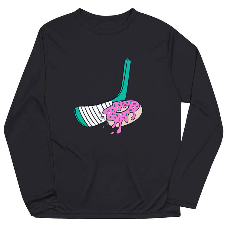 Hockey Long Sleeve Performance Tee - Donut Hockey