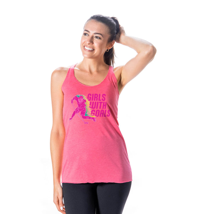 Hockey Women's Everyday Tank Top - Girls With Goals