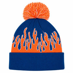 Hockey Knit Hat - Flames