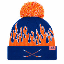 Hockey Knit Hat - Flames
