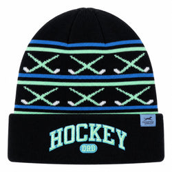 Hockey Knit Hat - Hockey Dad - Navy