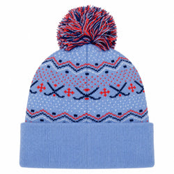 Hockey Knit Hat - Hockey Mom Script
