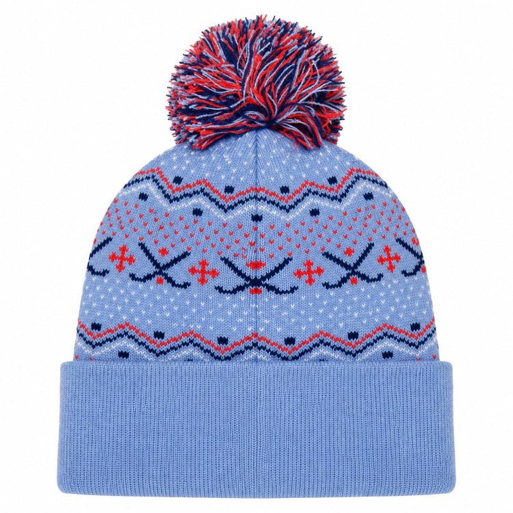 Hockey Knit Hat - Hockey Mom Script