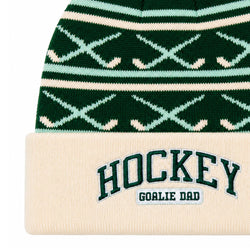 Hockey Knit Hat - Hockey Goalie Dad
