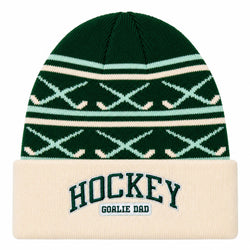 Hockey Knit Hat - Hockey Goalie Dad