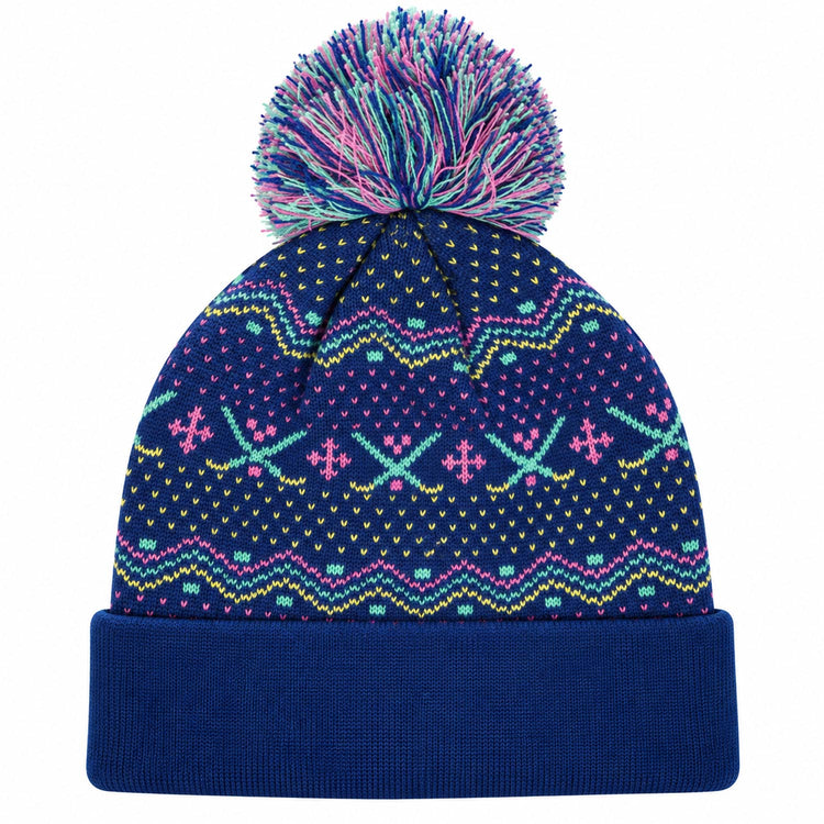 Hockey Knit Hat - Hockey Goalie Mom
