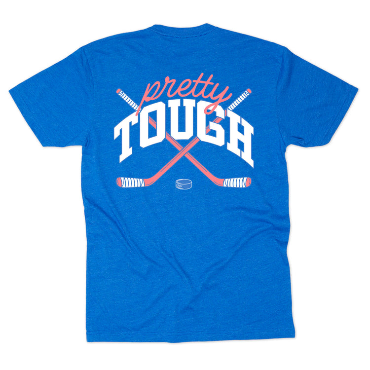 Hockey Short Sleeve T-Shirt - Pretty Tough (Back Design)