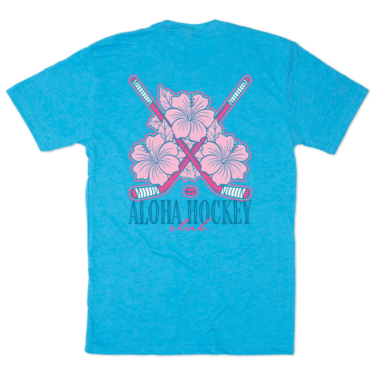 Hockey Short Sleeve T-Shirt - Aloha Girl's Hockey (Back Design)