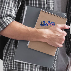 Hockey Sticker - Patriotic Hockey Script