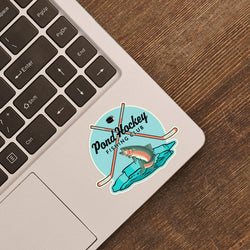 Hockey Sticker - Pond Hockey