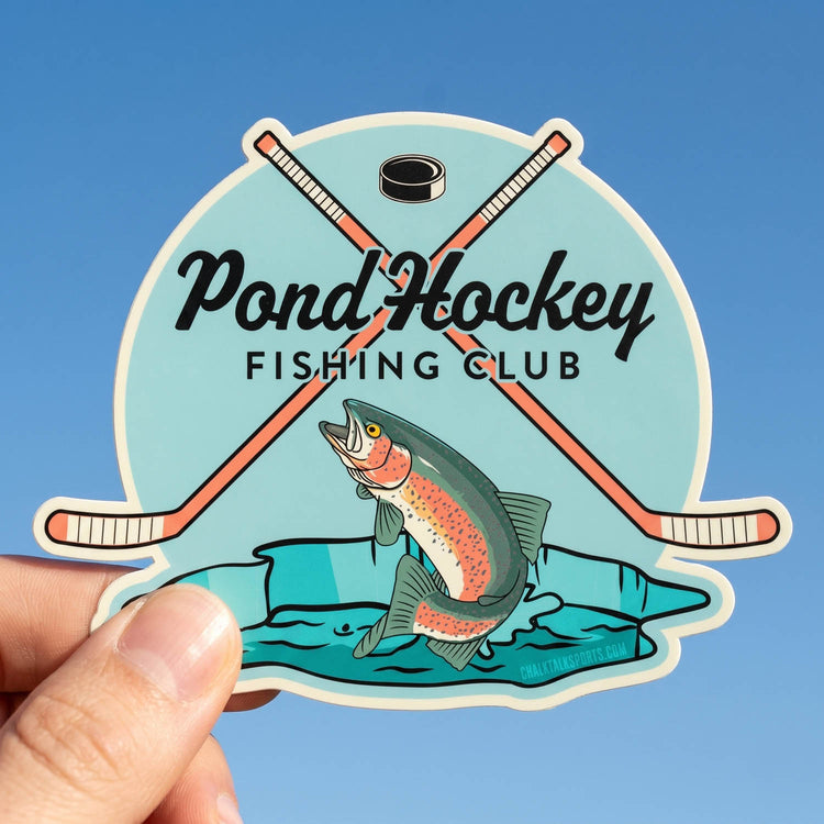 Hockey Sticker - Pond Hockey