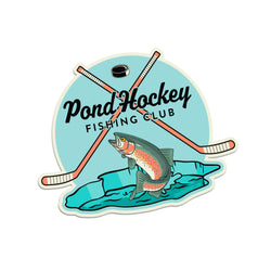 Hockey Sticker - Pond Hockey