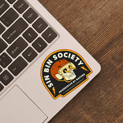 Hockey Sticker - Sin Bin Society