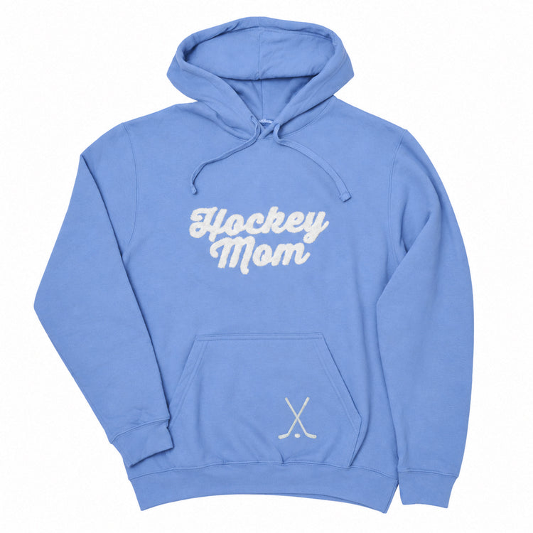 Hockey Statement Hoodie - Hockey Mom (Chenille Embroidery)