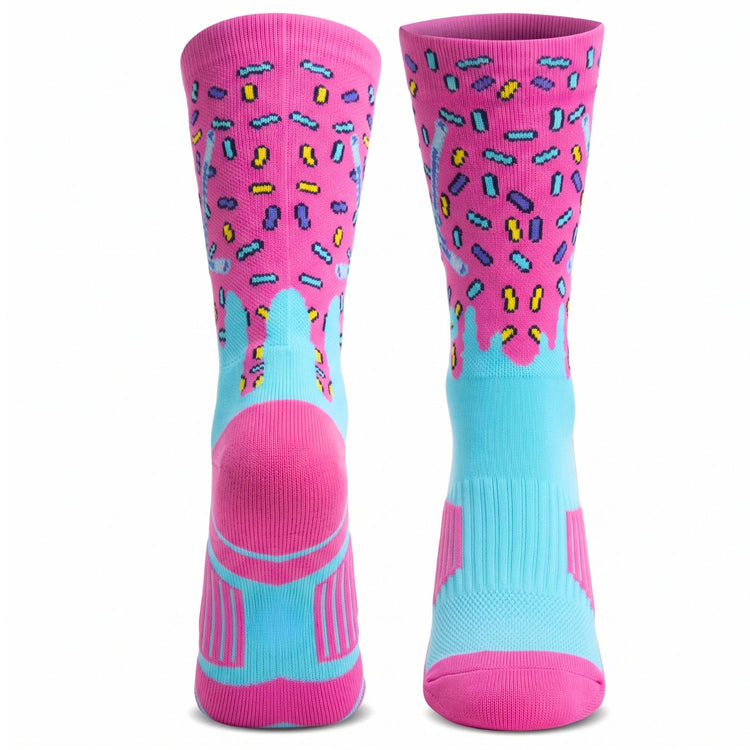 Hockey Woven Mid-Calf Socks - Sweet Play