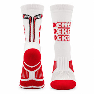 Hockey Mid-Calf Socks - Ho Ho Hockey