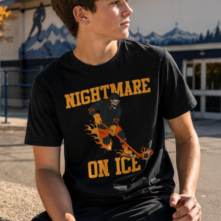 Hockey Short Sleeve T-Shirt - Nightmare on the Ice