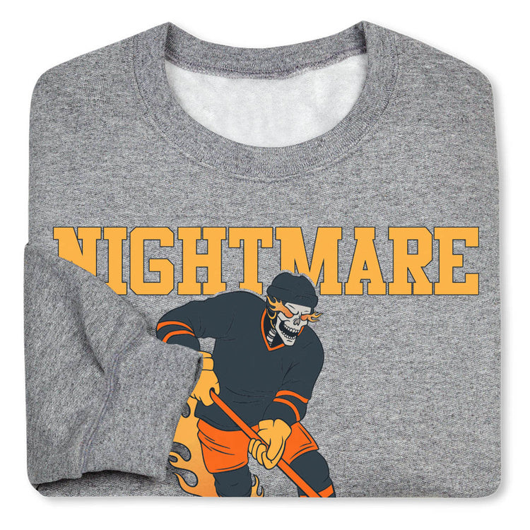 Hockey Crewneck Sweatshirt - Nightmare on the Ice