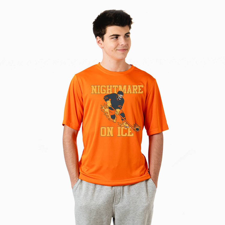 Hockey Short Sleeve Performance Tee - Nightmare on the Ice