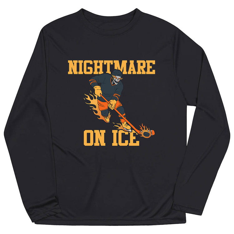 Hockey Long Sleeve Performance Tee - Nightmare on the Ice
