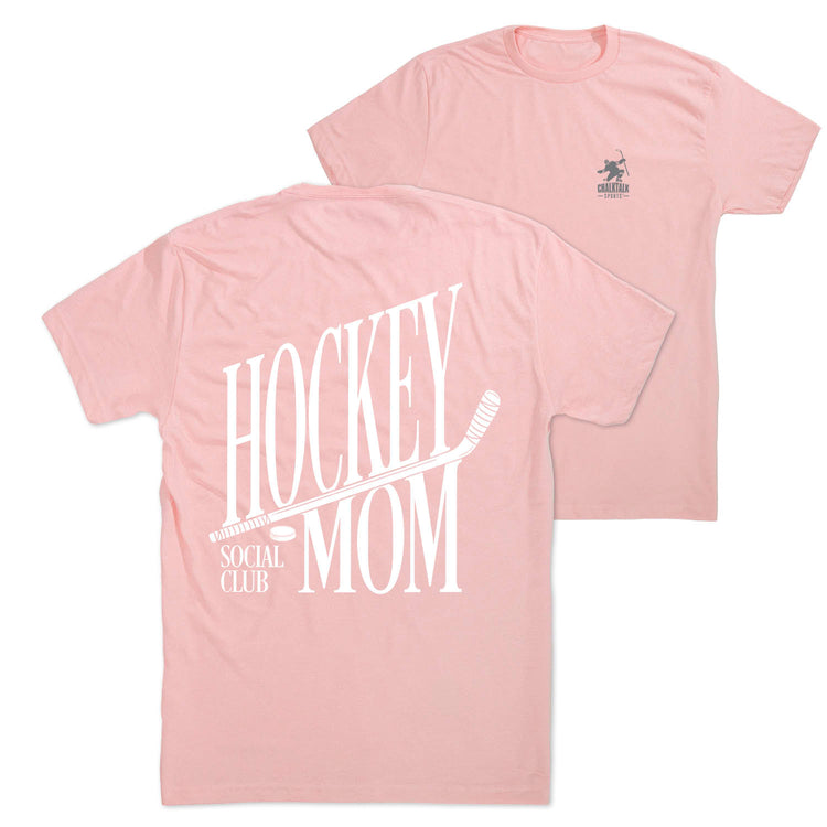 Hockey Short Sleeve T-Shirt - Hockey Mom Social Club (Back Design)