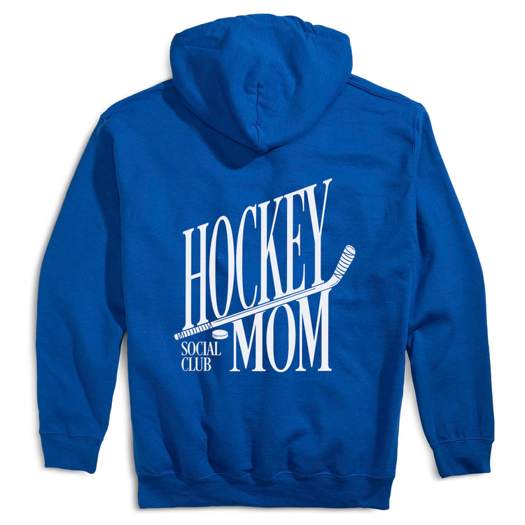 Hockey Hooded Sweatshirt - Hockey Mom Social Club (Back Design)