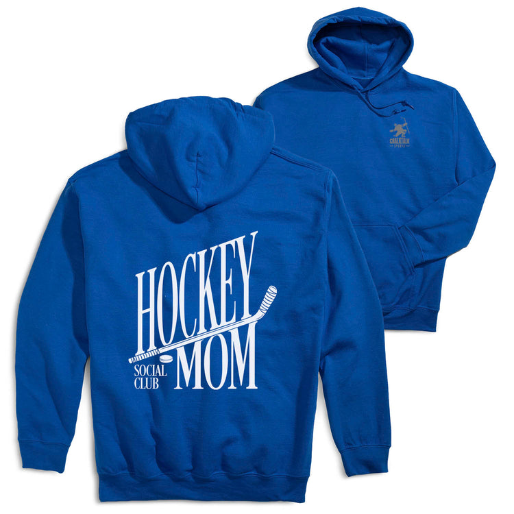 Hockey Hooded Sweatshirt - Hockey Mom Social Club (Back Design)