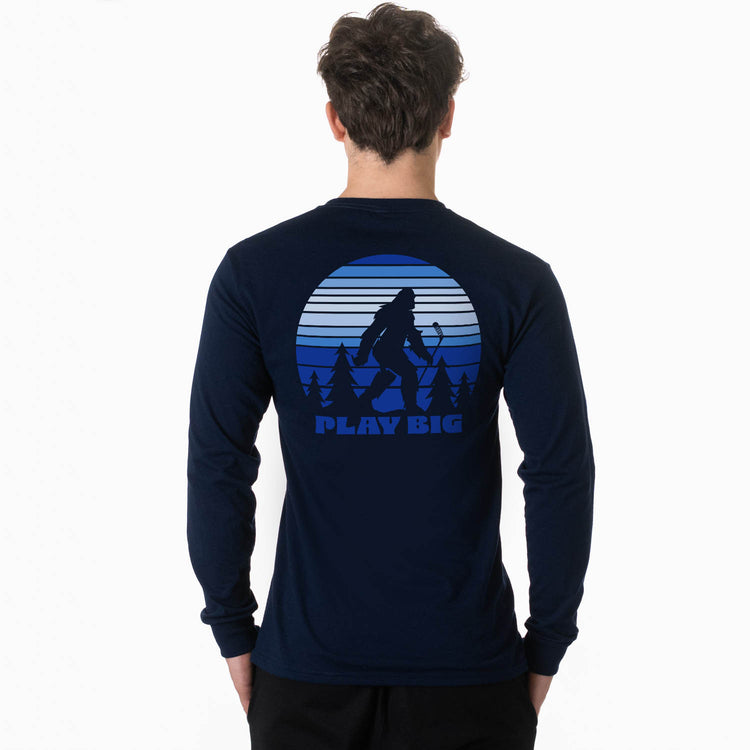 Hockey Tshirt Long Sleeve - Play Big (Back Design)