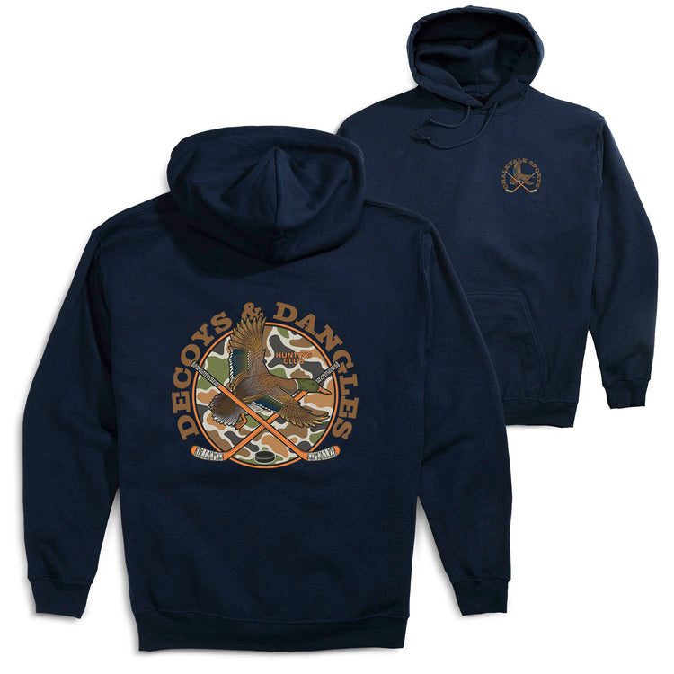 Hockey Hooded Sweatshirt - Decoys and Dangles (Back Design)
