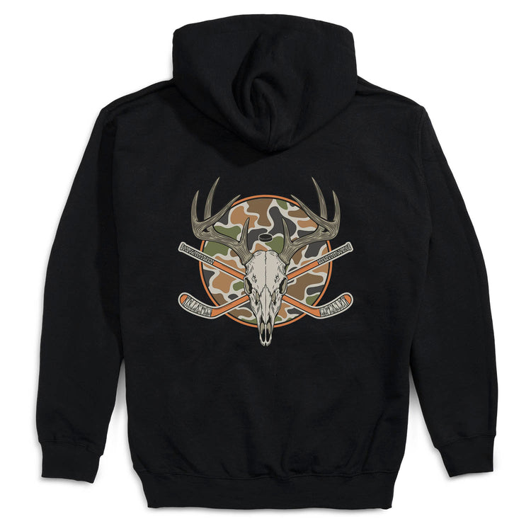 Hockey Hooded Sweatshirt - Big Game Hockey (Back Design)