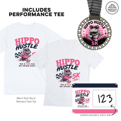 Virtual Race - Hippo Hustle 5K