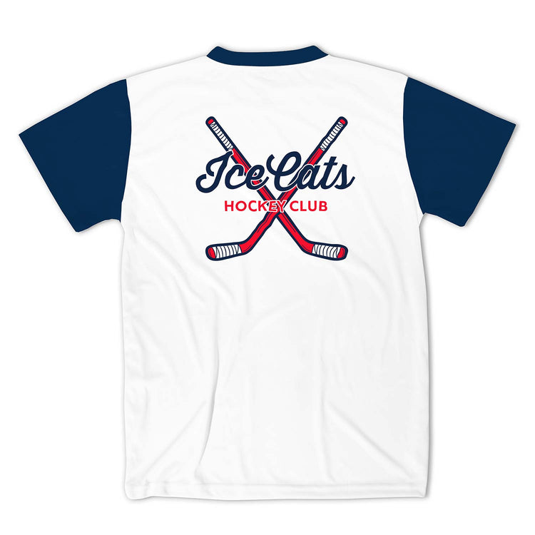 Hockey Short Sleeve Performance Tee - Ice Cats