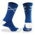 Lacrosse Woven Mid-Calf Socks - Crossed Sticks (Blue)