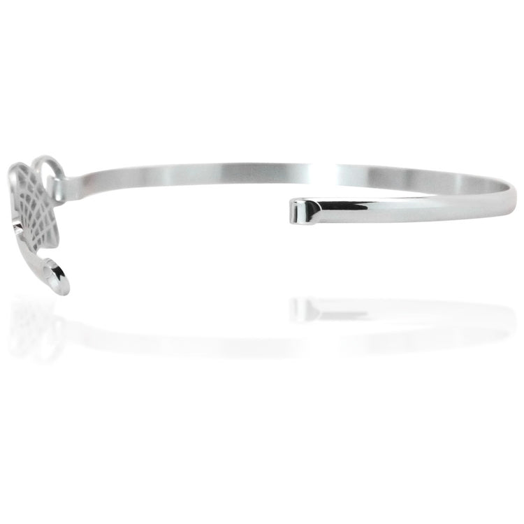 Lacrosse Stick Stainless Steel Bracelet
