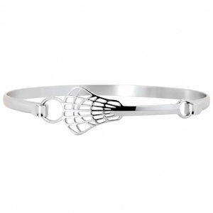 Lacrosse Stick Stainless Steel Bracelet