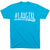 Girls Lacrosse Short Sleeve T-Shirt - #LAXGIRL [Turquoise/Adult Small] - SS