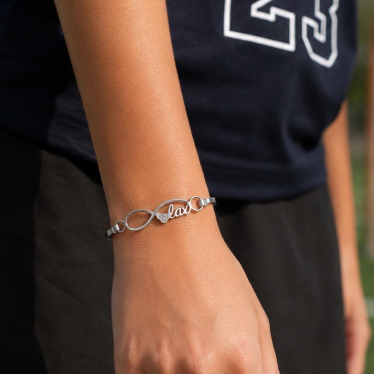 Lacrosse Infinity Stainless Steel Bracelet
