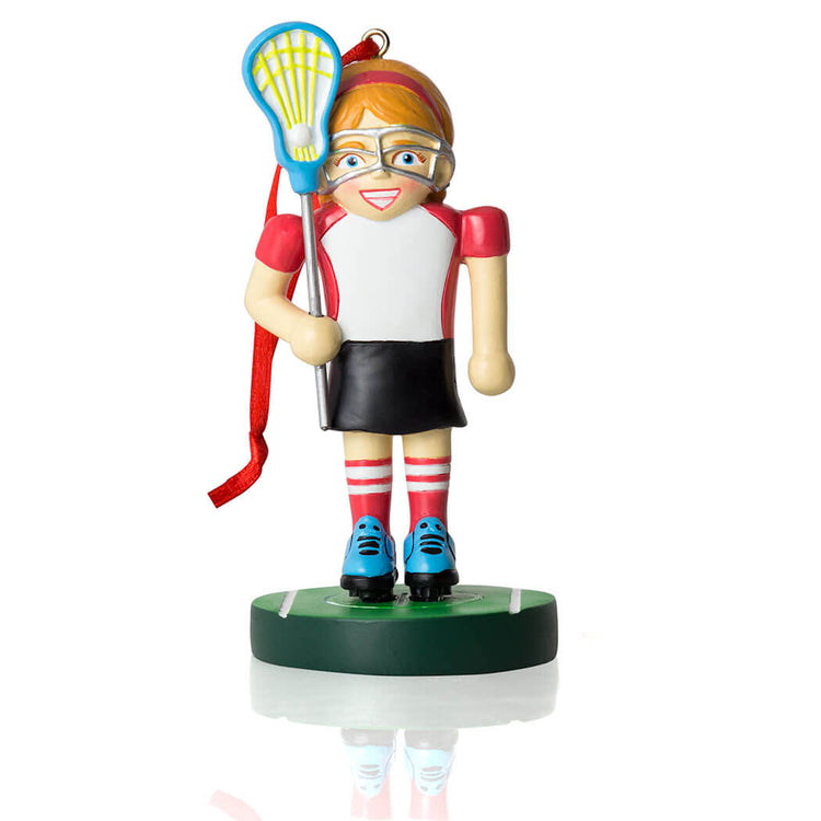 CTS Girls Lacrosse Ornament - Lacrosse Player Nutcracker